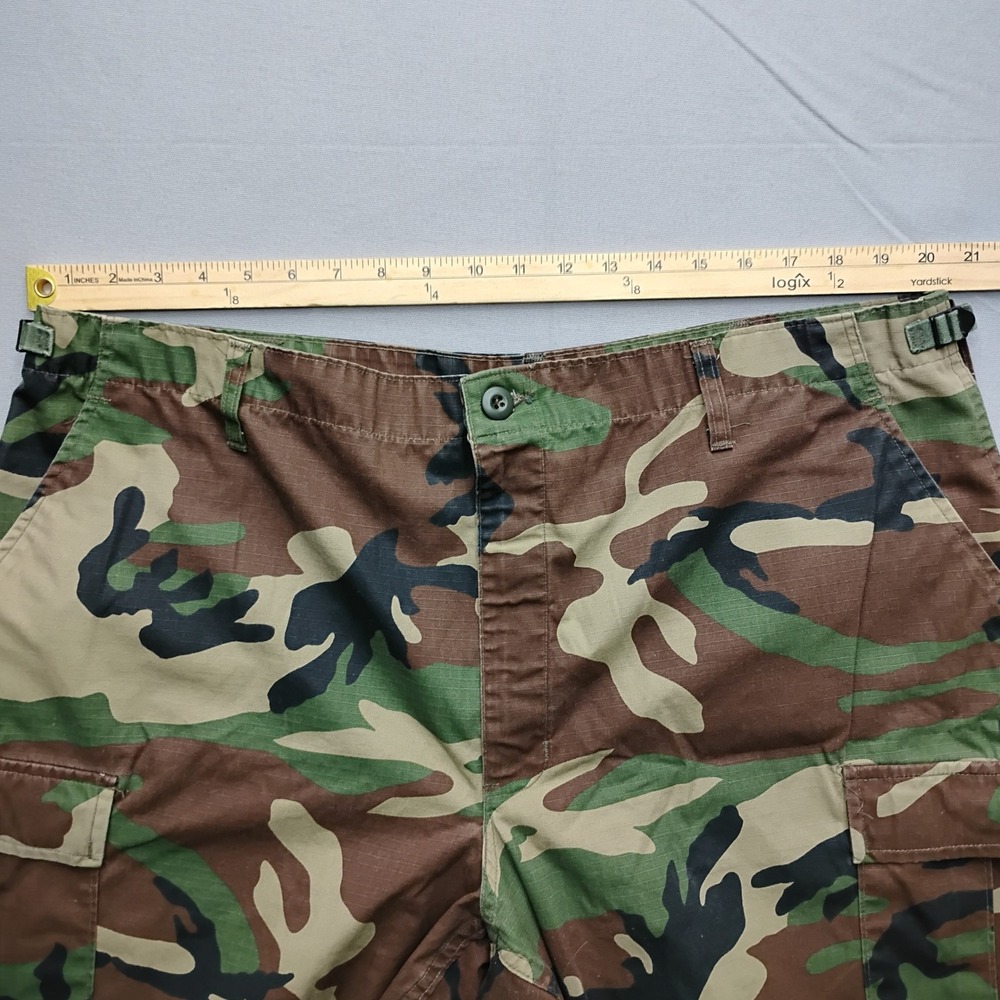 Genuine Gear Woodland Camo Cargo Pants Mens XL Regular 40x31 Ripstop Tactical - Picture 7 of 9